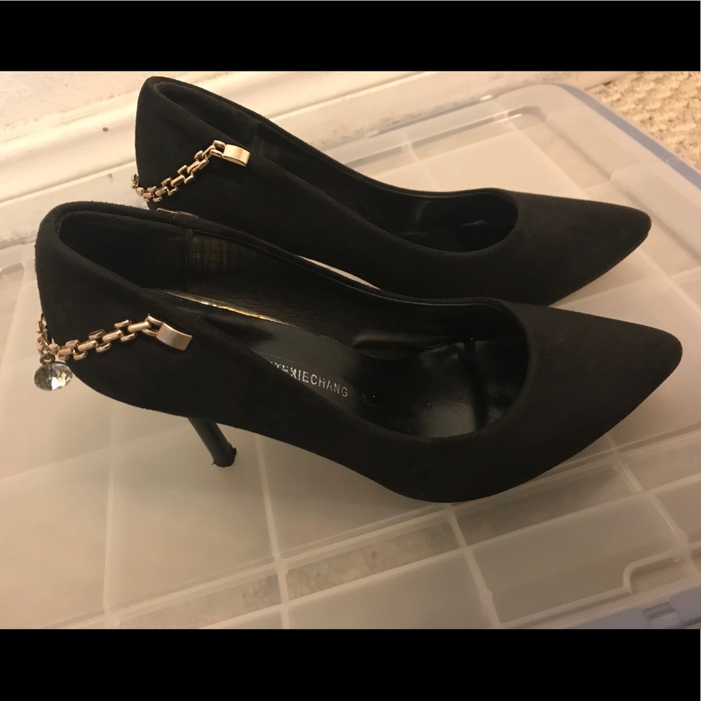 Black heels